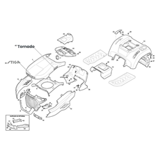 BODYWORK - FROM S/N 23DA3RON002449 spare parts