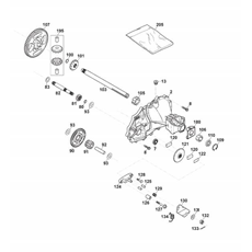 Transmission Unit, Hydro-Gear T2-BDBF-3X3C-19X1(1) spare parts