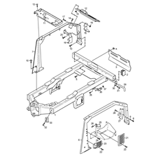 Frame (1) spare parts
