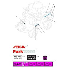 Labels spare parts