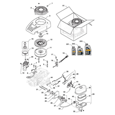 ENGINE - CARBURETTOR , AIR CLEANER ASSY spare parts