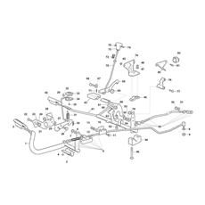 BRAKE AND GEARBOX CONTROLS WITH CRUISE CONTROL spare parts
