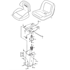 Seat spare parts