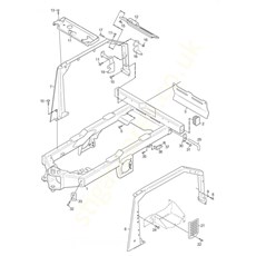 FRAME-REAR spare parts