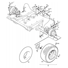 Wheel Engine-Front spare parts