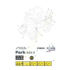 Labels spare parts