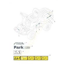 Labels spare parts