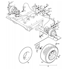 Wheel Engine-Front spare parts