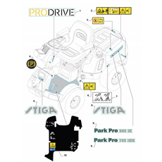 Labels spare parts