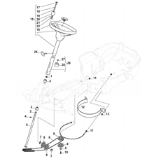 Steering spare parts