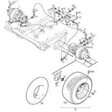 Wheel Engine-Front spare parts