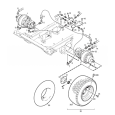 Wheel Engine-Front spare parts