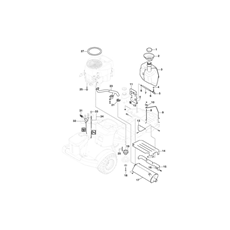 Engine - STIGA ST 550 twin spare parts