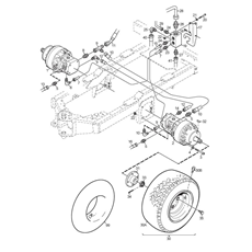 Wheel Engine-Rear spare parts