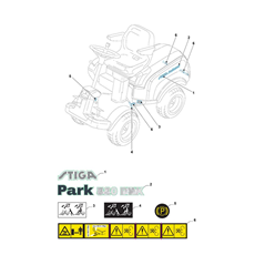 Labels spare parts