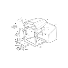 GRASS-CATCHER HIGH END - 290LT spare parts