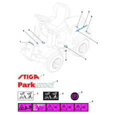 Labels spare parts