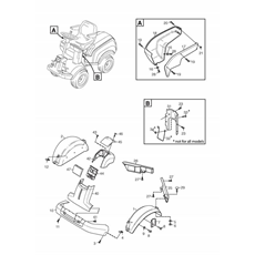 Frame spare parts