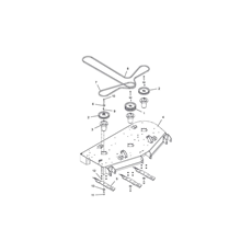 DECK , BELT , BLADES , SPINDLES spare parts