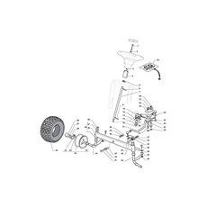 STEERING FOR B&S ENGINE WITH OIL FILTER spare parts