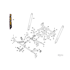 MOWER DECK LIFT spare parts