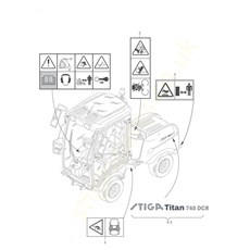 DEKALER LABELS spare parts