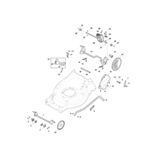 Deck and height adjusting spare parts