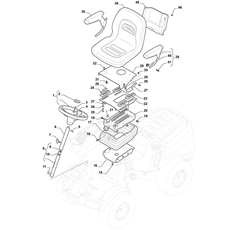 Seat and Steering spare parts