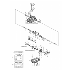 Transmission (3)  (KTM10F) spare parts