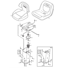 Seat spare parts