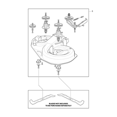 CUTTING DECK ASSY - NJ92 spare parts