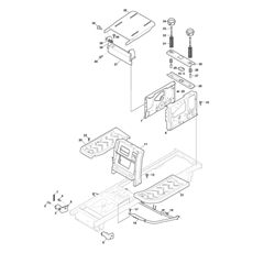 FRAME - FROM S/N 23DA3RON002449 spare parts