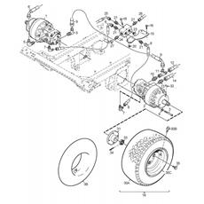Wheel Engine-Front spare parts