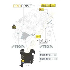 Labels spare parts
