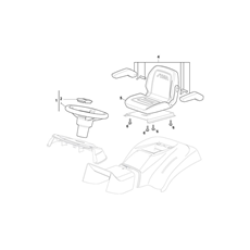 SEAT & STEERING WHEEL spare parts