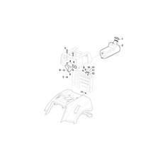 REAR FUEL TANK - 15LT spare parts