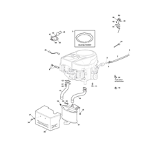 ENGINE - STIGA 17-19 HP spare parts