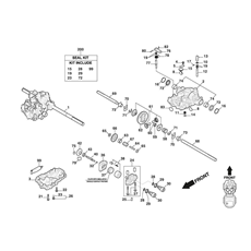 TRANSMISSION - KTM10G spare parts