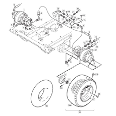 Wheel Engine-Front spare parts