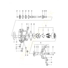 KANZAKI WHEEL ENGINE KWM 13S-186G MOTOR spare parts