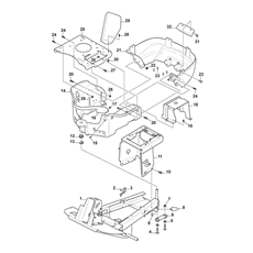 Frame spare parts