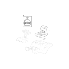 SEAT & STEERING WHEEL spare parts