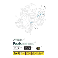 Labels spare parts