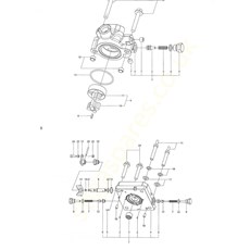 KANZAKI HYDRAULIC PUMP KPS-23ALPH CHARGE PUMP-CENT CASE spare parts