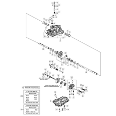 Transmission (4) spare parts