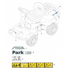 Labels spare parts