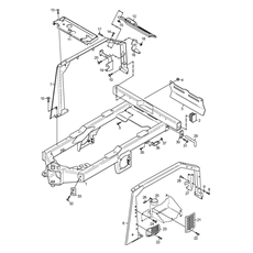 Frame (1) spare parts