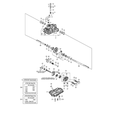 Transmission 1  (KTM10M) spare parts