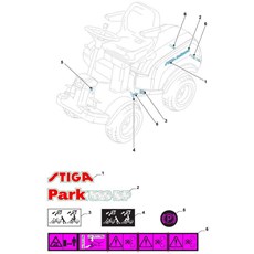 Labels spare parts