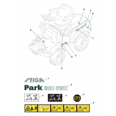 Labels spare parts